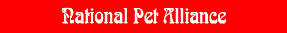 National Pet Alliance Banner
